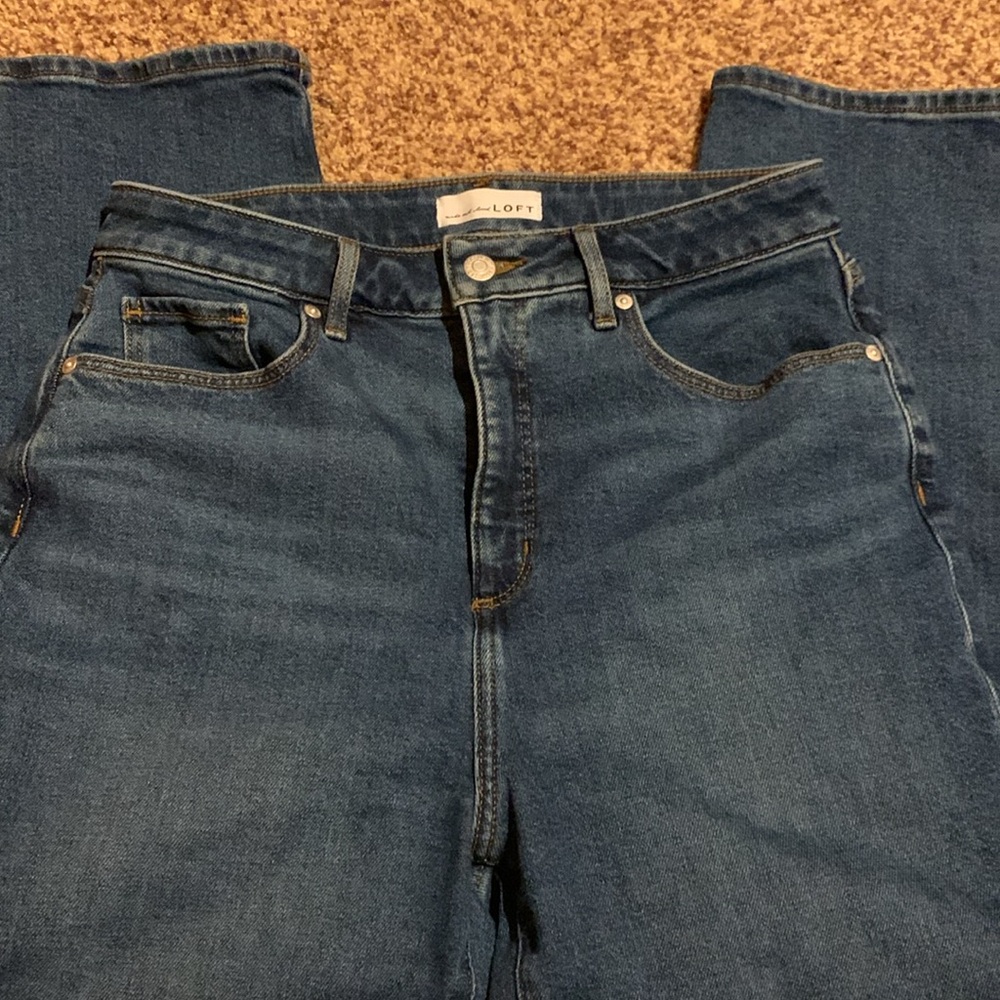 LOFT curvy slim petite jeans